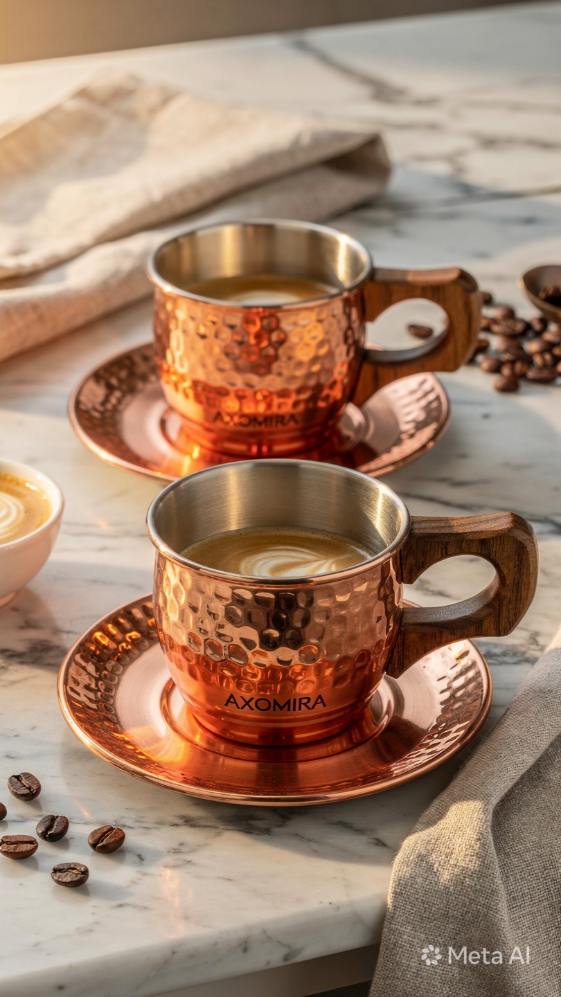 Copper Espresso Cups